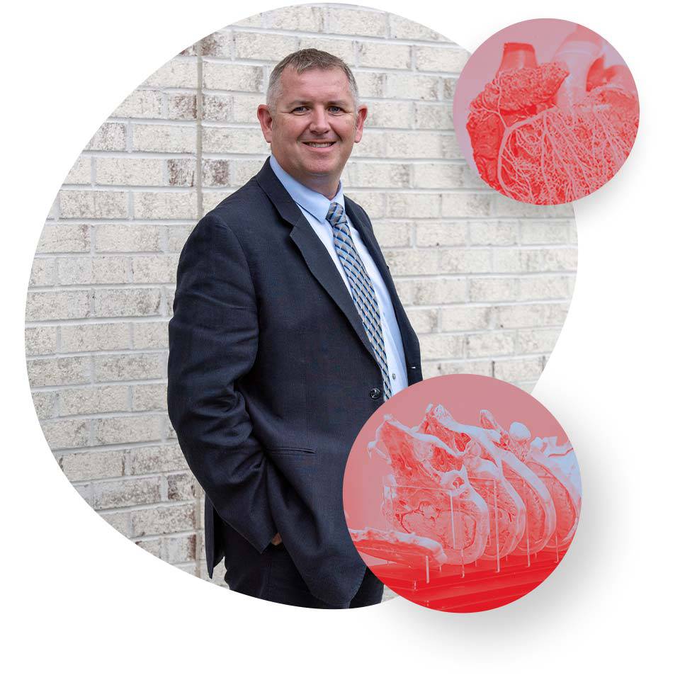 Photo of Graham Whiteside owner of Anatomic Excellence, an anatomy education and training company